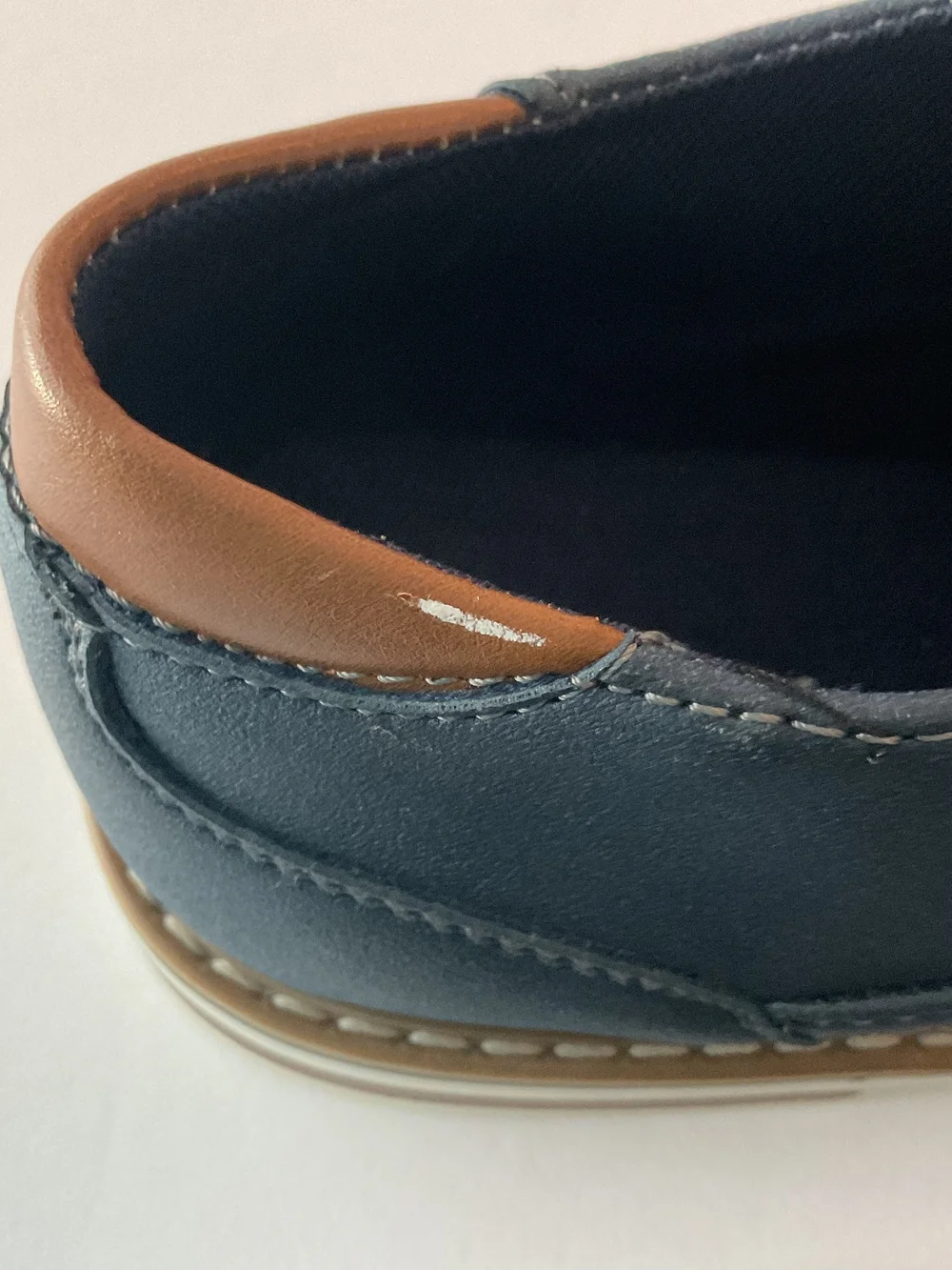 Boys Navy Casual Dress Shoes - Classic Lace-Up
